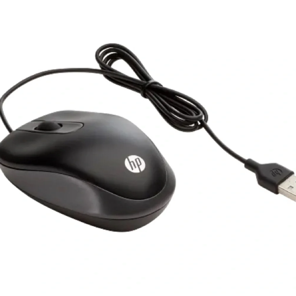 BRAND NEW! HP Sleek Black USB Mouse